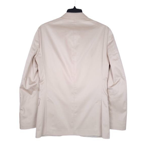 Bar III Men's Slim-Fit Stretch Cotton Suit Jacket Tan Solid 38L NWOT - Picture 3 of 7